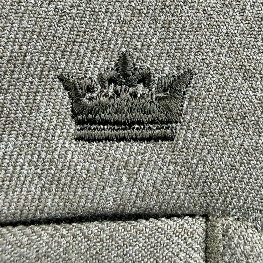 Peter Millar Crown Sport Golf Pants Mens 40x28 Gray Performance Stretch Flat‎